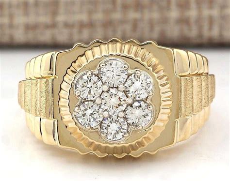 rolex diamond ring mens|rolex rings men 18k.